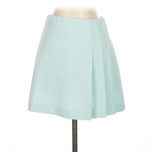 Alice + Olivia Light Blue A-Line Skirt